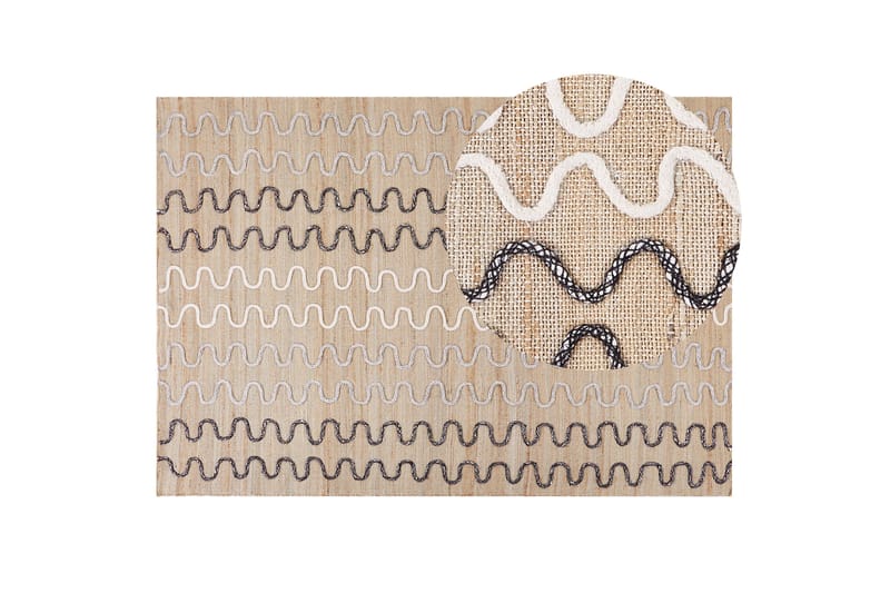 Juuttimatto Sogut 160x230 cm - Beige - Kodintekstiilit & matot - Matto - Moderni matto - Juuttimatto & Hamppumatto