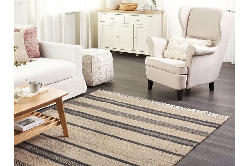 Juuttimatto Talpur 160x230 cm - Beige - Kodintekstiilit & matot - Matto - Moderni matto - Juuttimatto & Hamppumatto