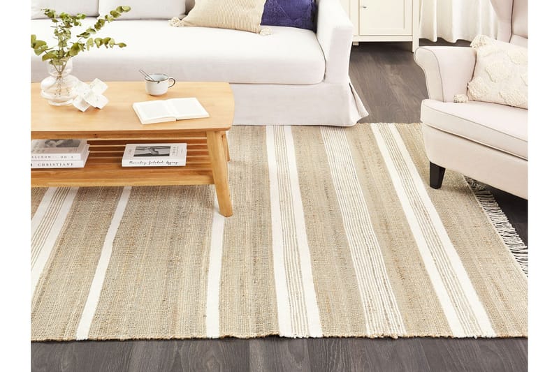 Juuttimatto Talpur 160x230 cm - Beige - Kodintekstiilit & matot - Matto - Moderni matto - Juuttimatto & Hamppumatto