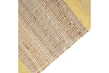 Juuttimatto Talpur 160x230 cm - Keltainen - Kodintekstiilit & matot - Matto - Moderni matto - Juuttimatto & Hamppumatto