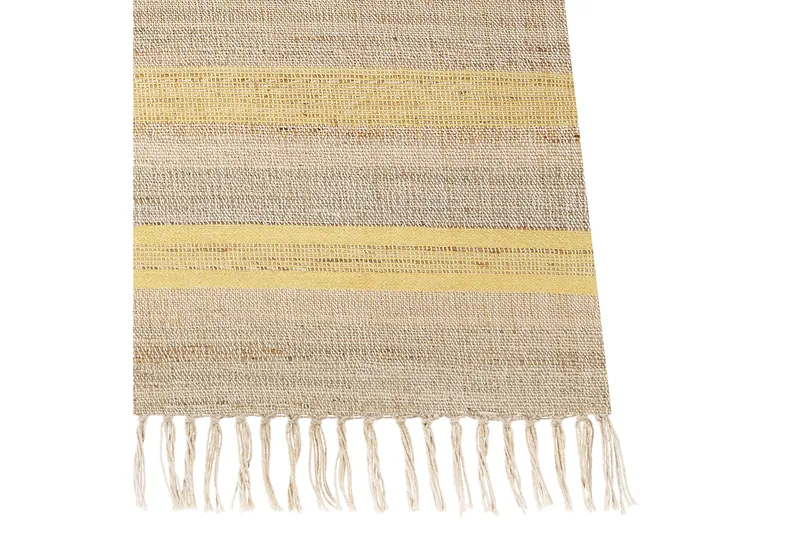 Juuttimatto Talpur 160x230 cm - Keltainen - Kodintekstiilit & matot - Matto - Moderni matto - Juuttimatto & Hamppumatto