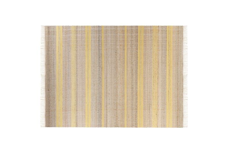 Keltainen Juuttimatto Talpur 160x230 cm