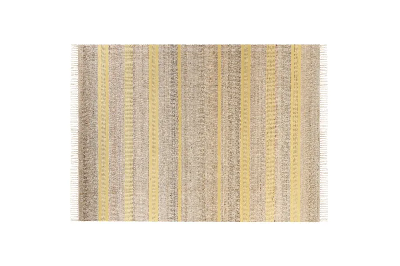 Juuttimatto Talpur 160x230 cm - Keltainen - Kodintekstiilit & matot - Matto - Moderni matto - Juuttimatto & Hamppumatto