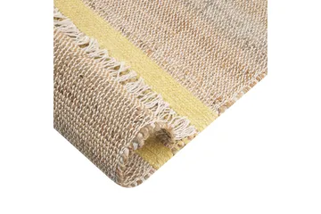 Juuttimatto Talpur 160x230 cm - Keltainen - Kodintekstiilit & matot - Matto - Moderni matto - Juuttimatto & Hamppumatto