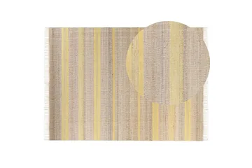 Juuttimatto Talpur 160x230 cm - Keltainen - Kodintekstiilit & matot - Matto - Moderni matto - Juuttimatto & Hamppumatto