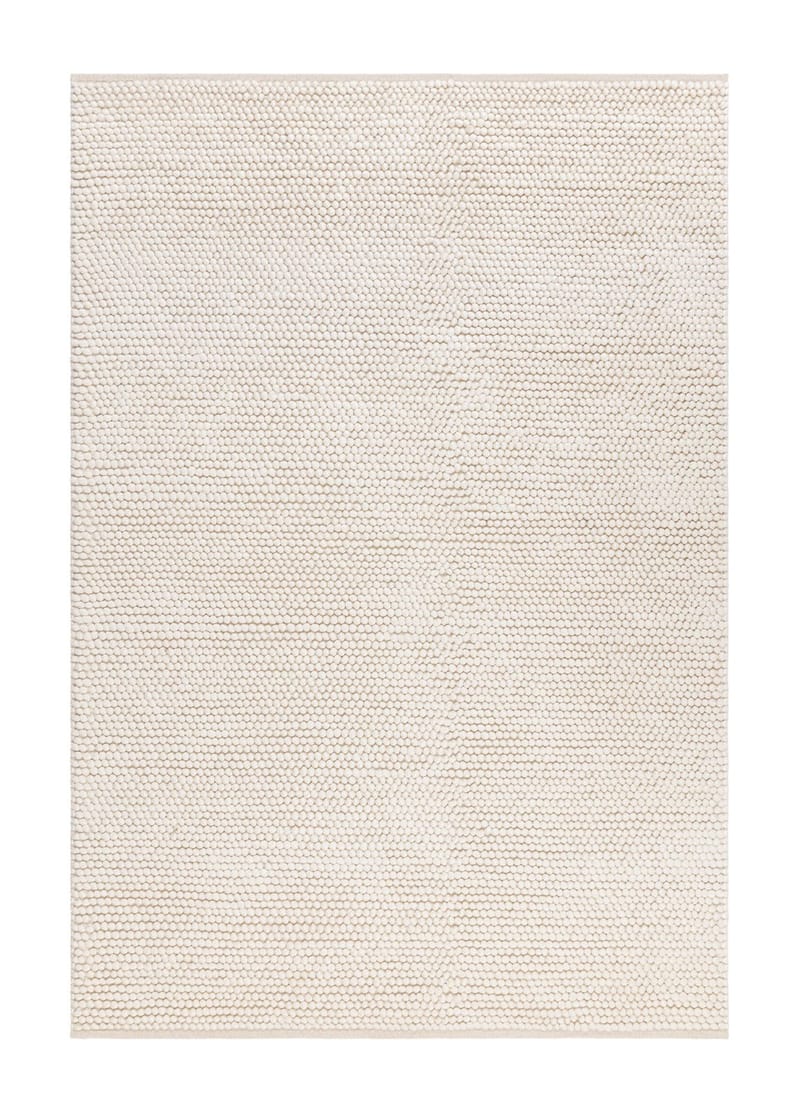 Käsinkudottu matto KM Home Bubble 140x200 cm Creme, Kerma