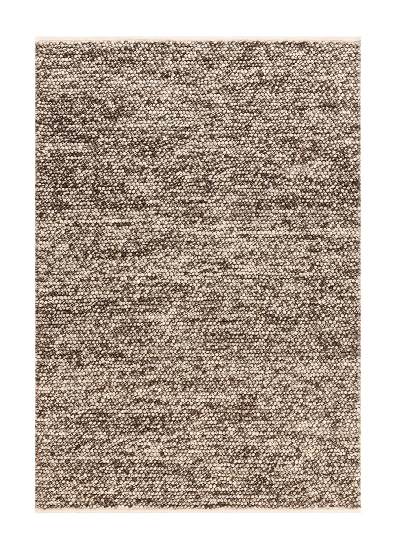 Käsinkudottu matto KM Home Bubble 240x340 cm Suklaanruskea meleerattu, Suklaa meleerattu