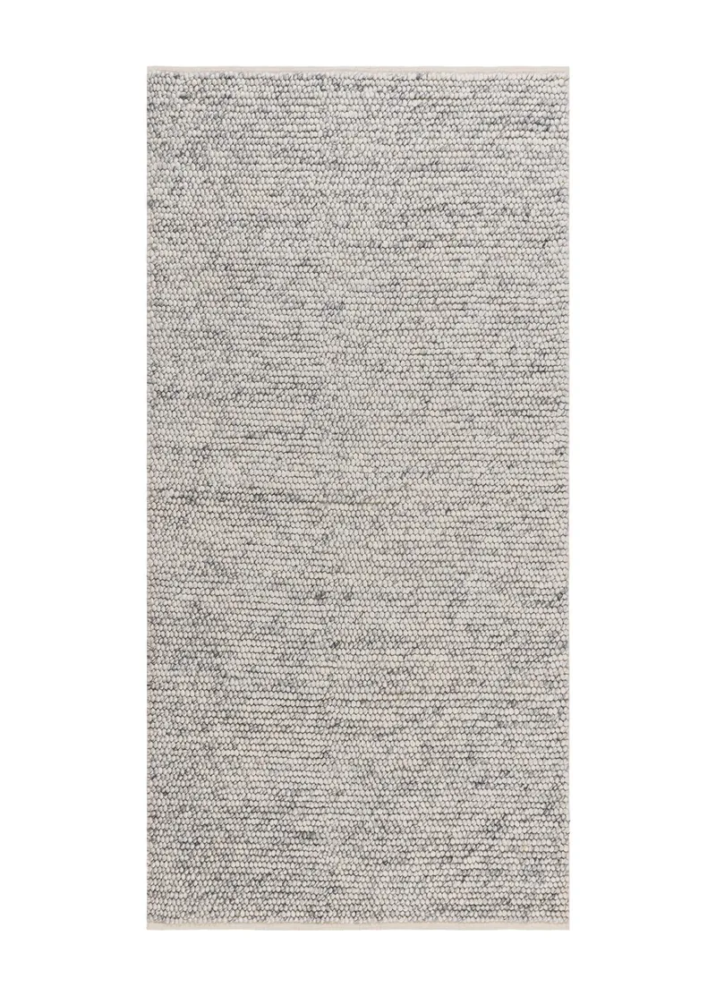 Käsinkudottu matto KM Home Bubble 75x150 cm Harmaa meleerattu, Harmaa meleerattu