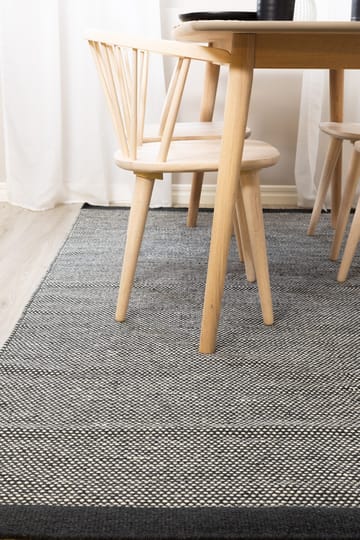 Käsinkudottu matto KM Home Sandhamn 160x230 cm Indigonsininen - Indigonsininen - Kodintekstiilit & matot - Matto - Moderni matto - Villamatto