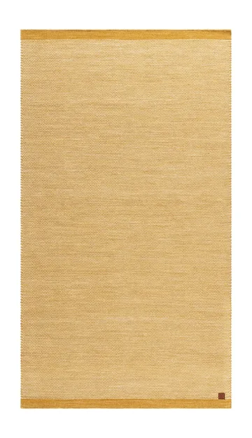 Käsinkudottu matto KM Home Sandhamn 75x150 cm Okrankeltainen