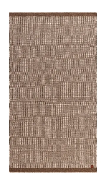 Käsinkudottu matto KM Home Sandhamn 75x230 cm Tummanpellava