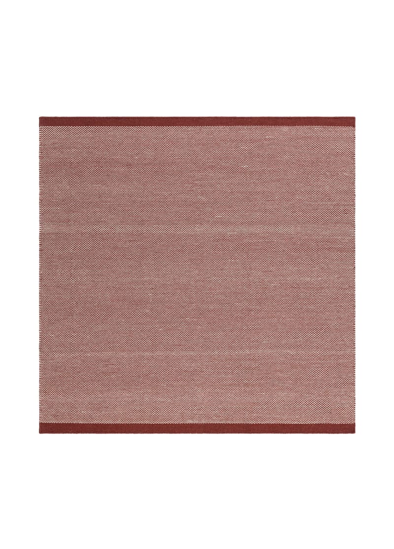 Käsinkudottu matto KM Home Sandhamn neliö 200x200 cm marsala, marsala