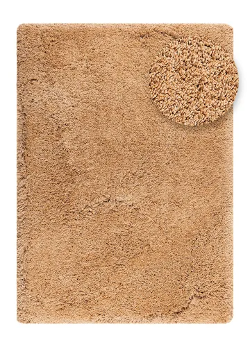 Käsinkudottu matto KM Home Sorrento 160x230 karamelli - karamelli - Kodintekstiilit & matot - Matto - Moderni matto - Nukkamatto