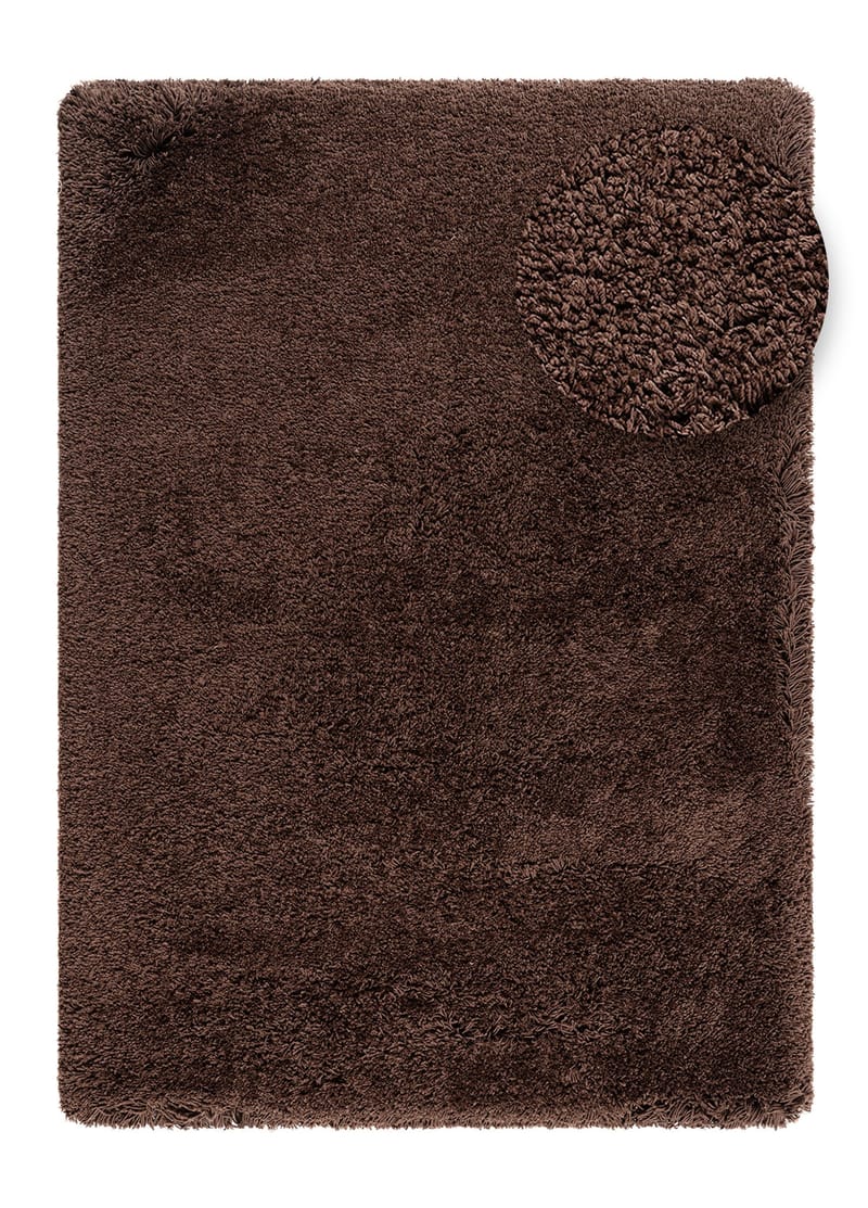 Käsinkudottu matto KM Home Sorrento 160x230 Suklaa - Suklaa - Kodintekstiilit & matot - Matto - Moderni matto - Nukkamatto
