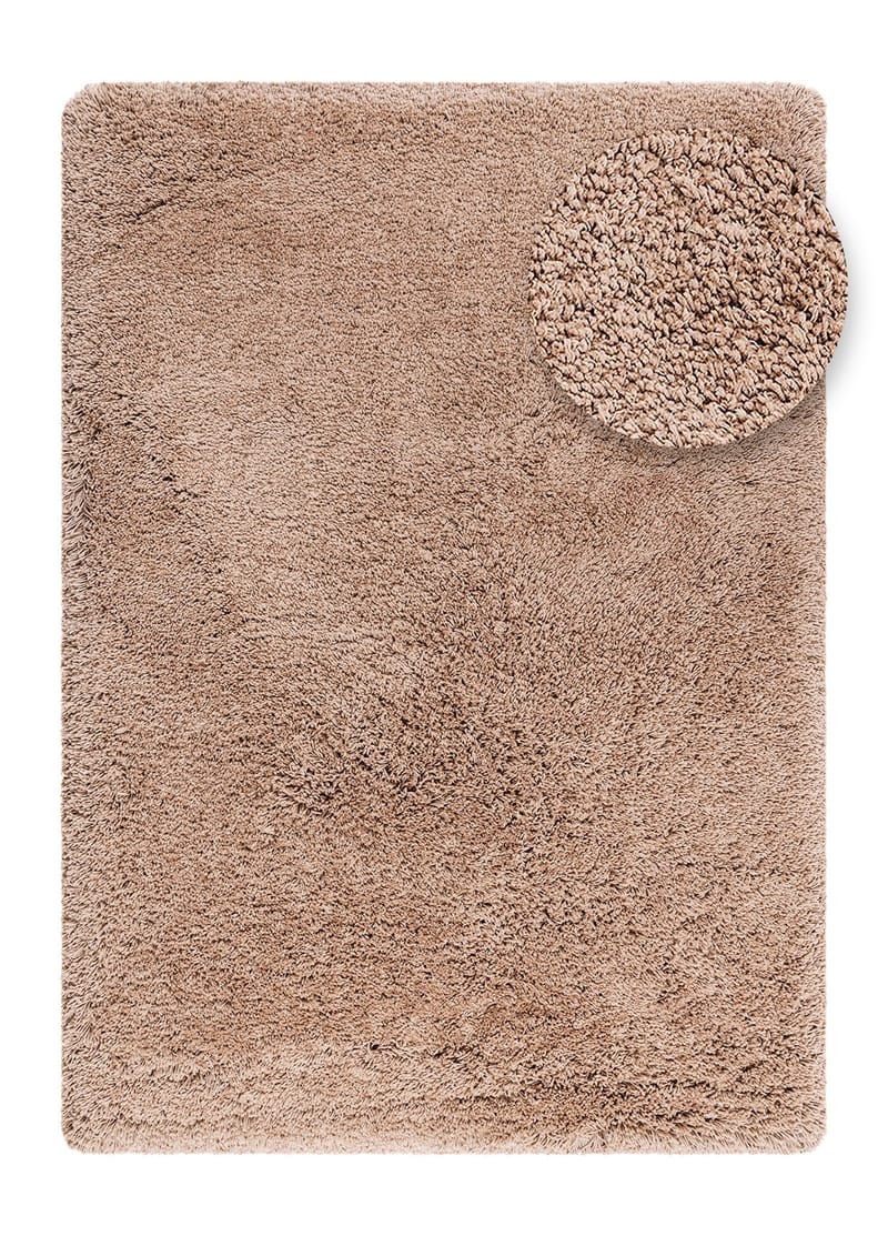 Käsinkudottu matto KM Home Sorrento 160x230 Pellava - Pellava - Kodintekstiilit & matot - Matto - Moderni matto - Nukkamatto