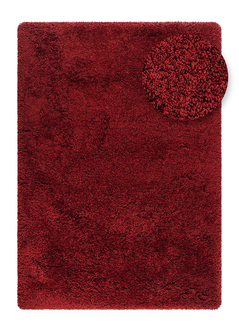 Käsinkudottu matto KM Home Sorrento 240x340 marsala - Marsala - Kodintekstiilit & matot - Matto - Moderni matto - Nukkamatto