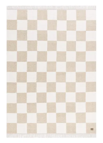 Käsinkudottu matto Nordic Check 200x300 cm