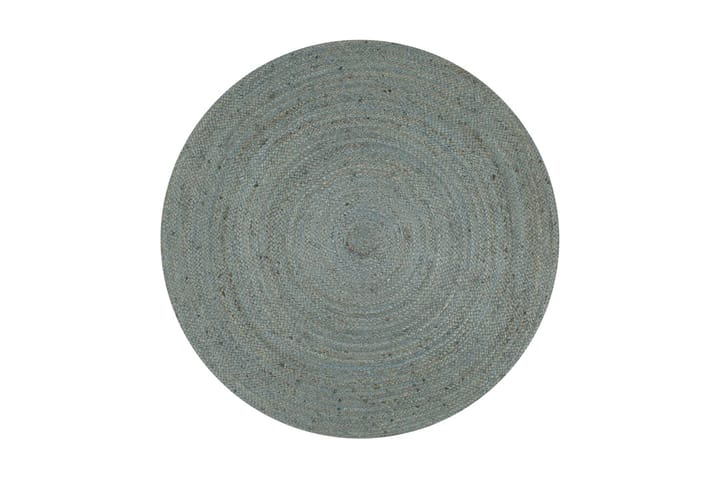 Käsintehty pyöreä juuttimatto 150 cm oliivinvihreä - Vihreä - Sisalmatto - Juuttimatto & Hamppumatto