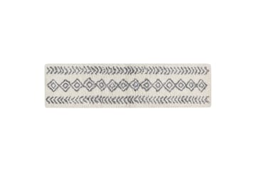 Käytävämatto Ayrum 80x300 cm - Musta/Valkoinen - Kodintekstiilit & matot - Matto - Moderni matto - Nukkamatto