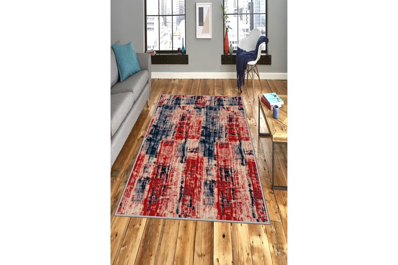 Eteismatto Narinsah 100x300 cm - Monivärinen - Kodintekstiilit & matot - Matto - Moderni matto - Käytävämatto