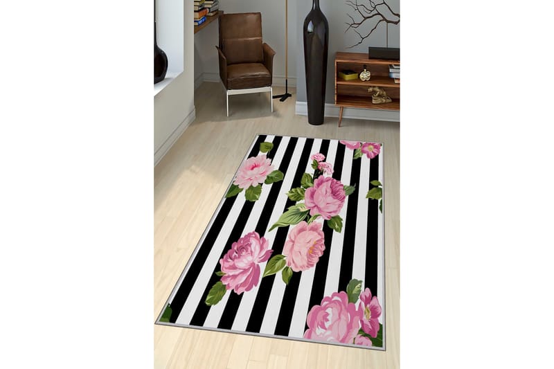 Eteismatto Narinsah 100x300 cm - Monivärinen - Kodintekstiilit & matot - Matto - Moderni matto - Käytävämatto
