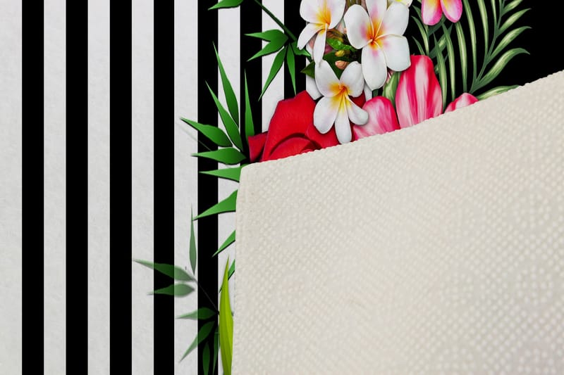 Eteismatto Narinsah 100x300 cm - Monivärinen - Kodintekstiilit & matot - Matto - Moderni matto - Käytävämatto