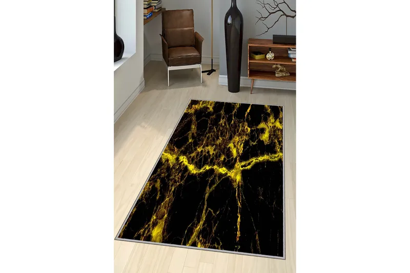 Eteismatto Narinsah 100x300 cm - Monivärinen - Kodintekstiilit & matot - Matto - Moderni matto - Käytävämatto