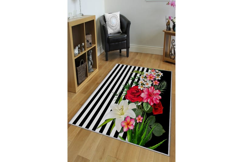 Eteismatto Narinsah 100x300 cm - Monivärinen - Kodintekstiilit & matot - Matto - Moderni matto - Käytävämatto