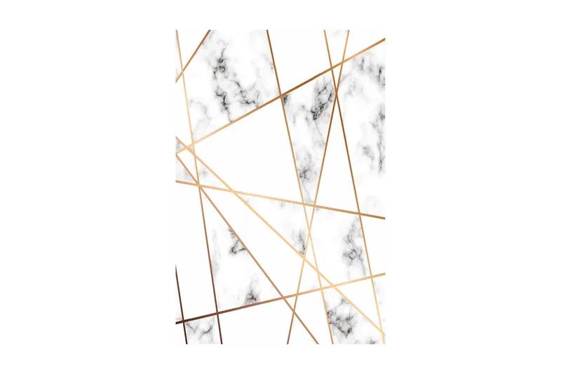 Eteismatto Narinsah 100x300 cm - Monivärinen - Kodintekstiilit & matot - Matto - Moderni matto - Käytävämatto