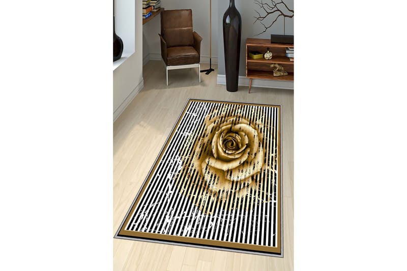 Eteismatto Narinsah 100x300 cm - Monivärinen - Kodintekstiilit & matot - Matto - Moderni matto - Käytävämatto