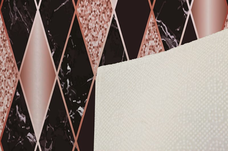 Eteismatto Narinsah 100x300 cm - Monivärinen - Kodintekstiilit & matot - Matto - Moderni matto - Käytävämatto