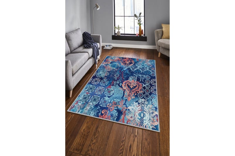 Eteismatto Narinsah 100x300 cm - Monivärinen - Kodintekstiilit & matot - Matto - Moderni matto - Käytävämatto