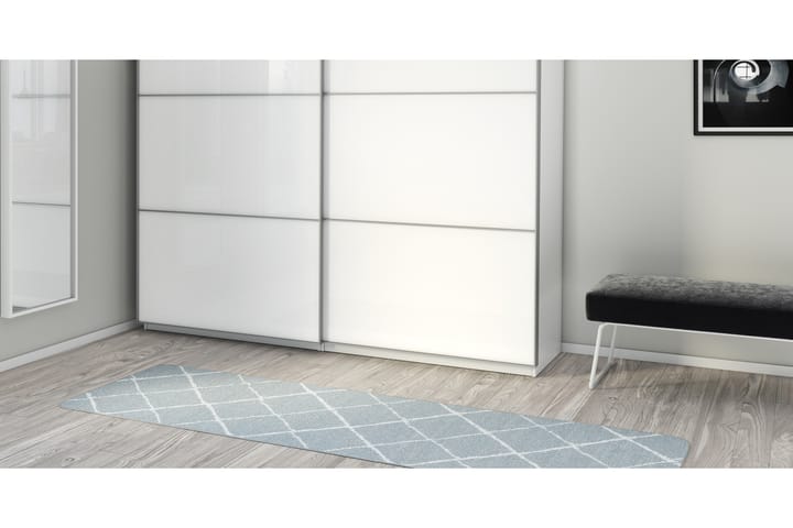 Käytävämatto Aada 80x200 cm Harmaa - Hestia - Wilton-matto - Kuviollinen matto & värikäs matto