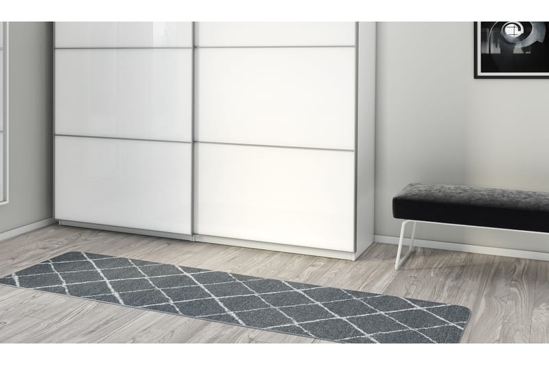 Käytävämatto Aada 80x350 cm Antrasiitti - Hestia - Kodintekstiilit & matot - Matto - Moderni matto - Käytävämatto
