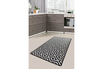 Käytävämatto Blackwhite 100x300 cm - Musta/valkoinen - Kodintekstiilit & matot - Matto - Moderni matto - Käytävämatto