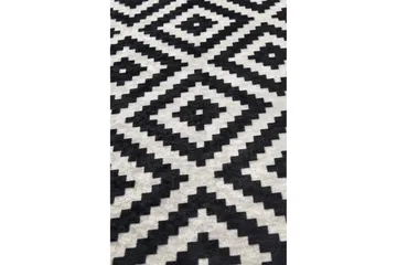 Käytävämatto Blackwhite 100x300 cm - Musta/valkoinen - Kodintekstiilit & matot - Matto - Moderni matto - Käytävämatto