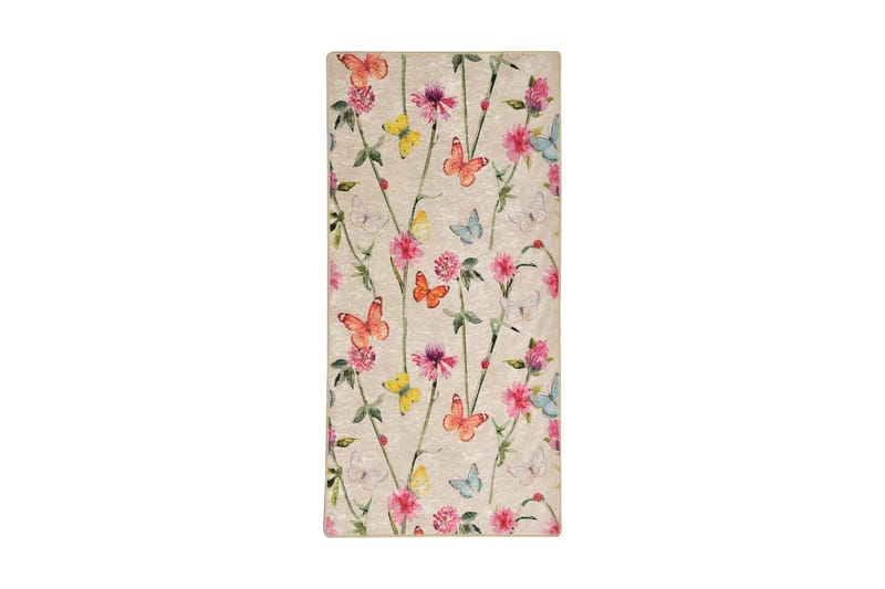 Käytävämatto Haldun 100x300 cm - Monivärinen / Sametti - Kodintekstiilit & matot - Matto - Moderni matto - Käytävämatto
