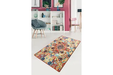 Käytävämatto Humoro 100x300 cm - Monivärinen / Sametti - Kodintekstiilit & matot - Matto - Moderni matto - Käytävämatto
