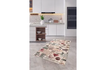 Käytävämatto Koffie 100x300 cm - Monivärinen / Sametti - Kodintekstiilit & matot - Matto - Moderni matto - Käytävämatto