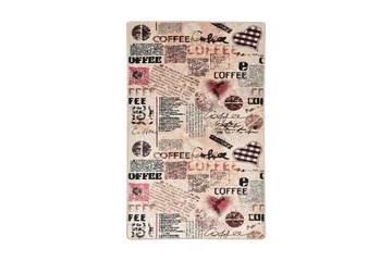 Käytävämatto Koffie 100x300 cm - Monivärinen / Sametti - Kodintekstiilit & matot - Matto - Moderni matto - Käytävämatto