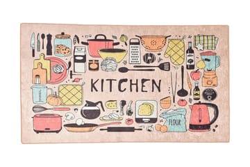Käytävämatto Masaya 100x300 cm - Monivärinen / Sametti - Kodintekstiilit & matot - Matto - Moderni matto - Käytävämatto
