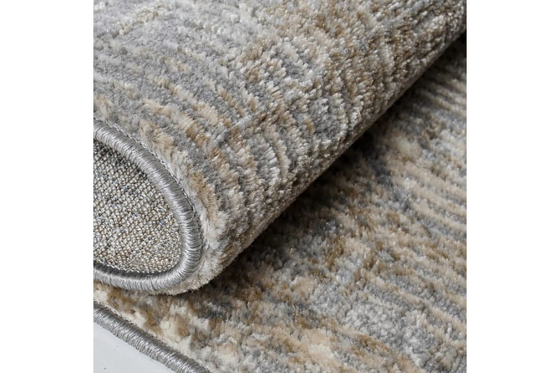 Käytävämatto Naveena 100x400 cm Suorakaide - Harmaa/Beige/Kerma - Kodintekstiilit & matot - Matto - Moderni matto - Käytävämatto