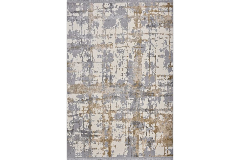 Käytävämatto Naveena 120x450 cm Suorakaide - Harmaa/Beige/Kerma - Kodintekstiilit & matot - Matto - Moderni matto - Käytävämatto