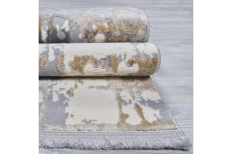 Käytävämatto Naveena 80x150 cm Suorakaide - Harmaa/Beige/Kerma - Kodintekstiilit & matot - Matto - Moderni matto - Wilton-matto