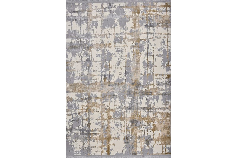 Käytävämatto Naveena 80x150 cm Suorakaide - Harmaa/Beige/Kerma - Käytävämatto