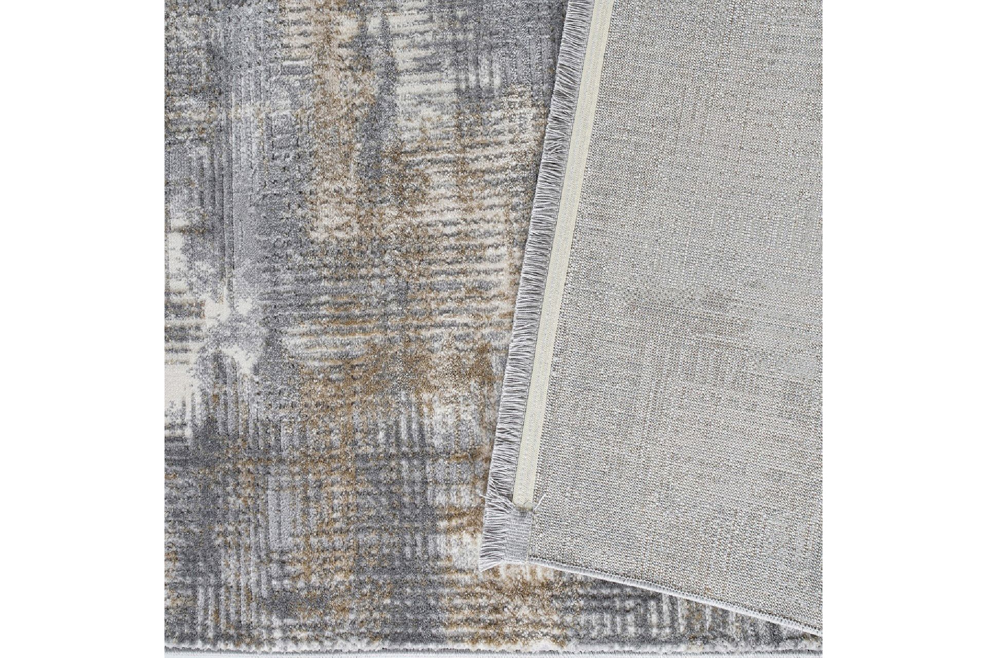 Käytävämatto Naveena 80x500 cm Suorakaide - Harmaa/Beige/Kerma - Kodintekstiilit & matot - Matto - Moderni matto - Käytävämatto