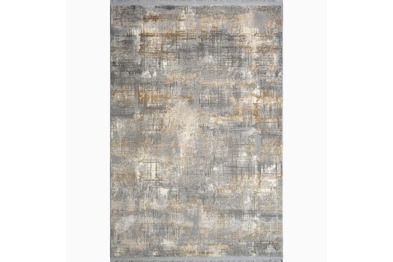 Käytävämatto Naveena 80x500 cm Suorakaide - Harmaa/Beige/Kerma - Käytävämatto