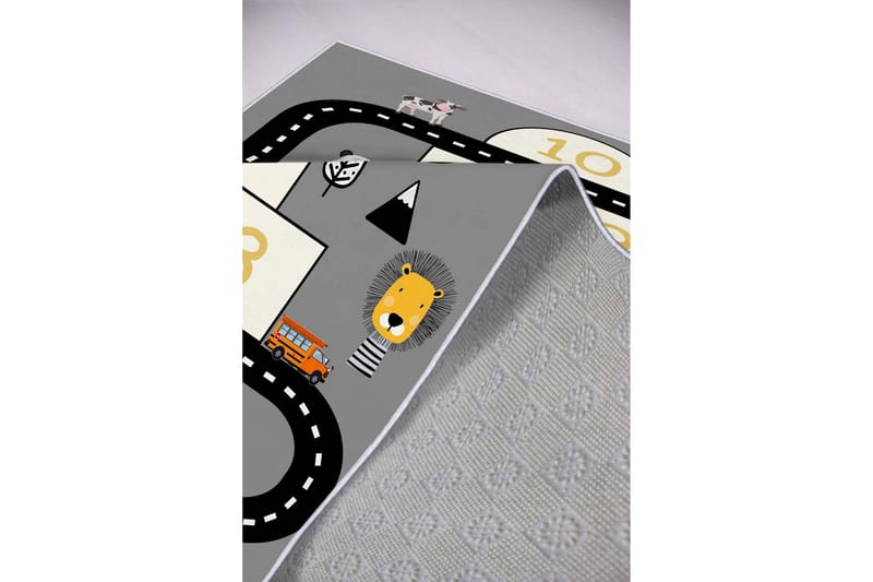 Käytävämatto Noojo 100x150 cm Suorakaide - Harmaa - Kodintekstiilit & matot - Matto - Moderni matto - Käytävämatto