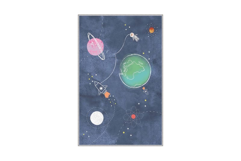 Käytävämatto Nooralam 80x150 cm Suorakaide - Monivärinen - Kodintekstiilit & matot - Matto - Moderni matto - Käytävämatto
