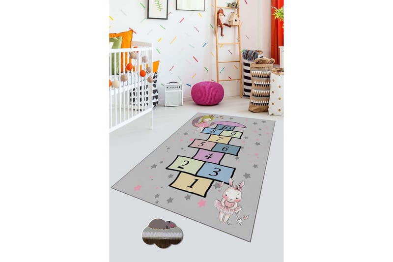 Käytävämatto Nooralha 100x150 cm Suorakaide - Monivärinen - Kodintekstiilit & matot - Matto - Moderni matto - Käytävämatto